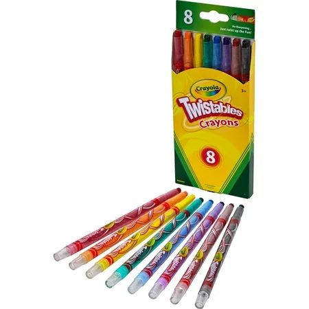 (3 Pack) Crayola 8 Count Twistable Crayons | Walmart (US)