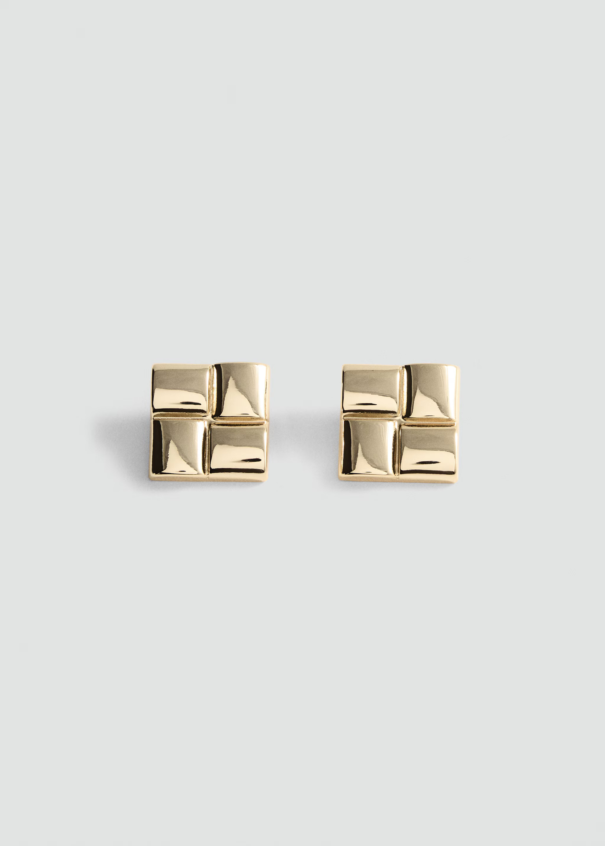 Earrings with geometric relief - Women | MANGO United Kingdom | MANGO (UK)