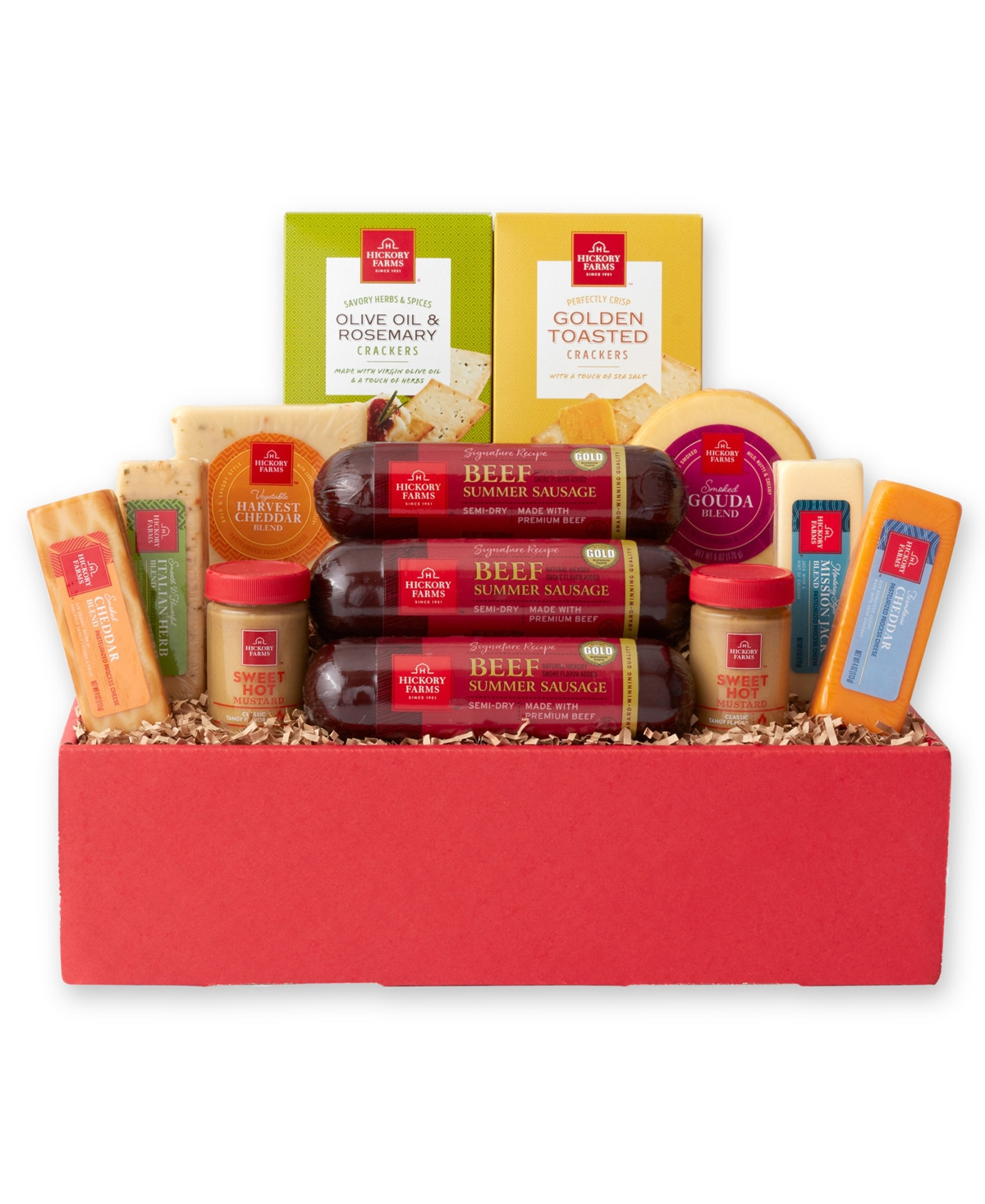 Hickory Farms Holiday Party Favorites Gift Box, 12 Piece | Macy's