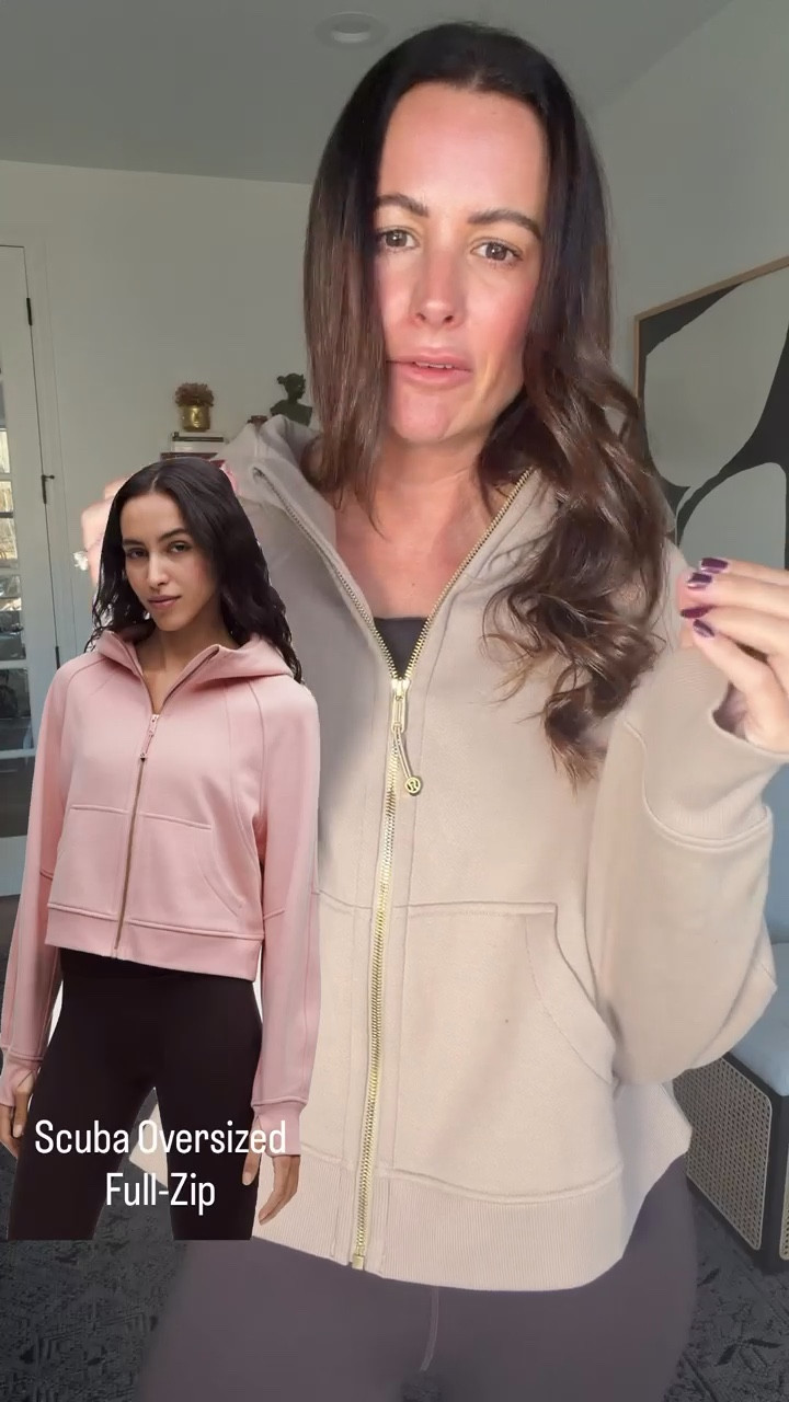 This over sized zip up scuba hoodie is marked down in the prettiest pink color for the Lululemon black Friday sale! This is a great gift idea for any girl in your life! 

#LTKFindsUnder100 #LTKCyberWeek #LTKGiftGuide