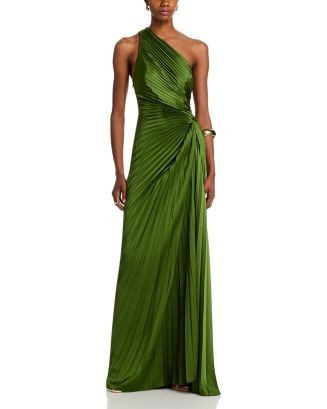 Lara Pleated One Shoulder Gown | Bloomingdale's (US)