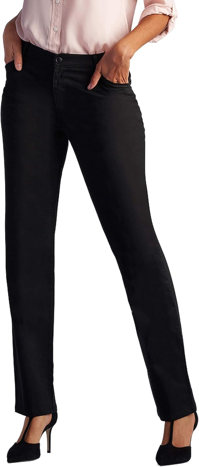 Lee Women's Relaxed Fit All Day Straight Leg Pant | Amazon (US)