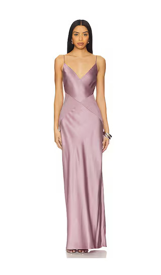 x REVOLVE Cassia Maxi Dress in Mauve | Revolve Clothing (Global)