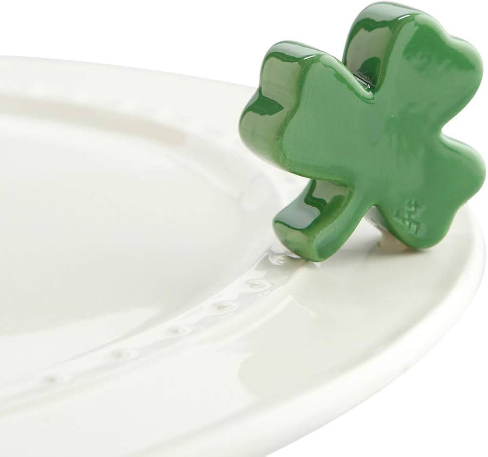 Nora Fleming Hand-Painted Mini: Shamrock A28 | Amazon (US)