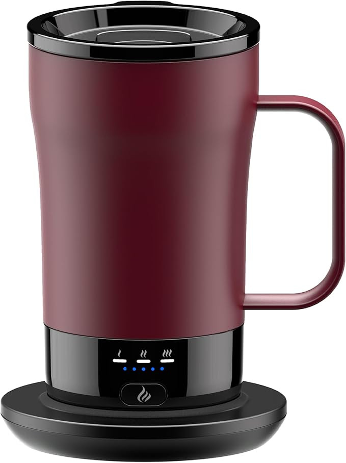 Self-Heating Coffee Mug, 14oz Heated Coffee Mug - Rechargeable Temperature Control Coffee Mug Kee... | Amazon (US)