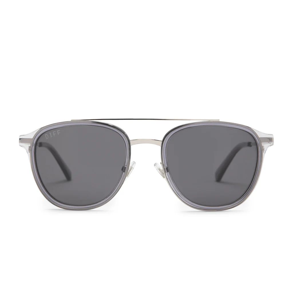 COLOR: smoke crystal   grey polarized sunglasses | DIFF Eyewear