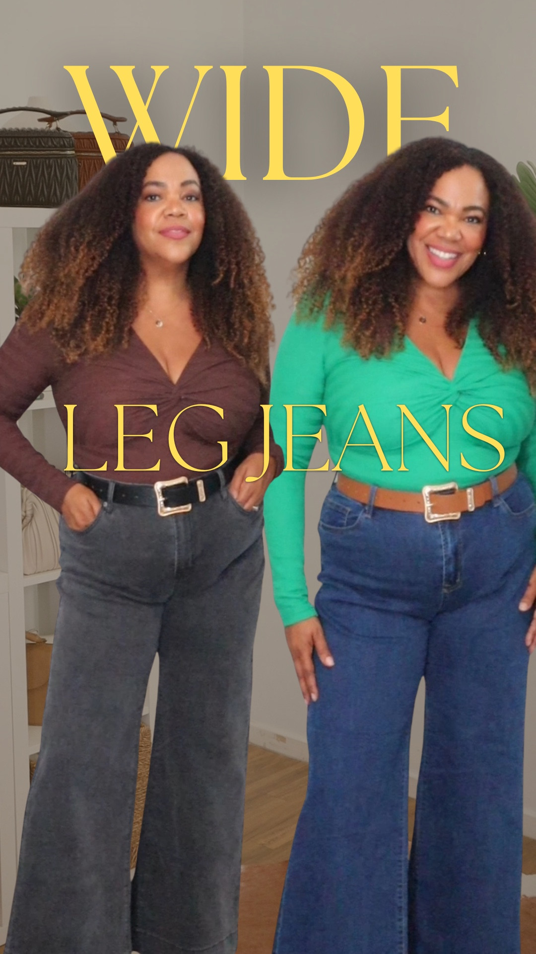 Oh and they have some stretch too 😮! Comfy high waisted leg jeans that come in a bunch of colors. Wearing a size 14 and they are under $40. 🤌🏾✨

#LTKFindsUnder50 #LTKMidsize #LTKOver40