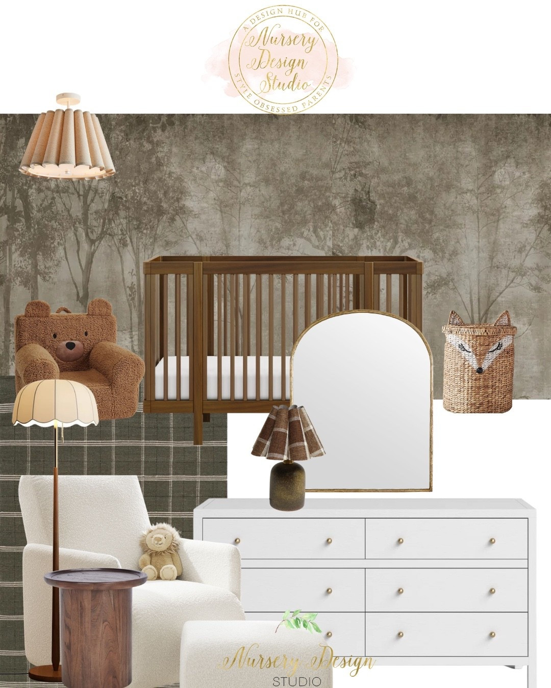 Owen’s nursery is all about layered textures, warm wood tones, and a peaceful woodland feel Shop the crib, glider, dresser, lighting, and cozy details here to recreate this look in your own space

#LTKBump #LTKBaby #LTKSaleAlert
