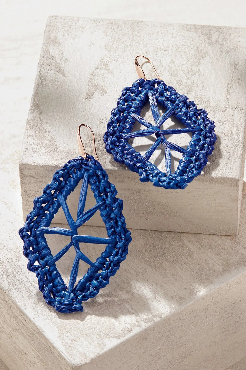 Rosalind Raffia Earrings | Soft Surroundings