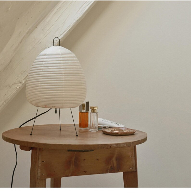 Rice Paper Lamp Japanese Style Tripod Table Lamp Bedside | Etsy | Etsy (US)