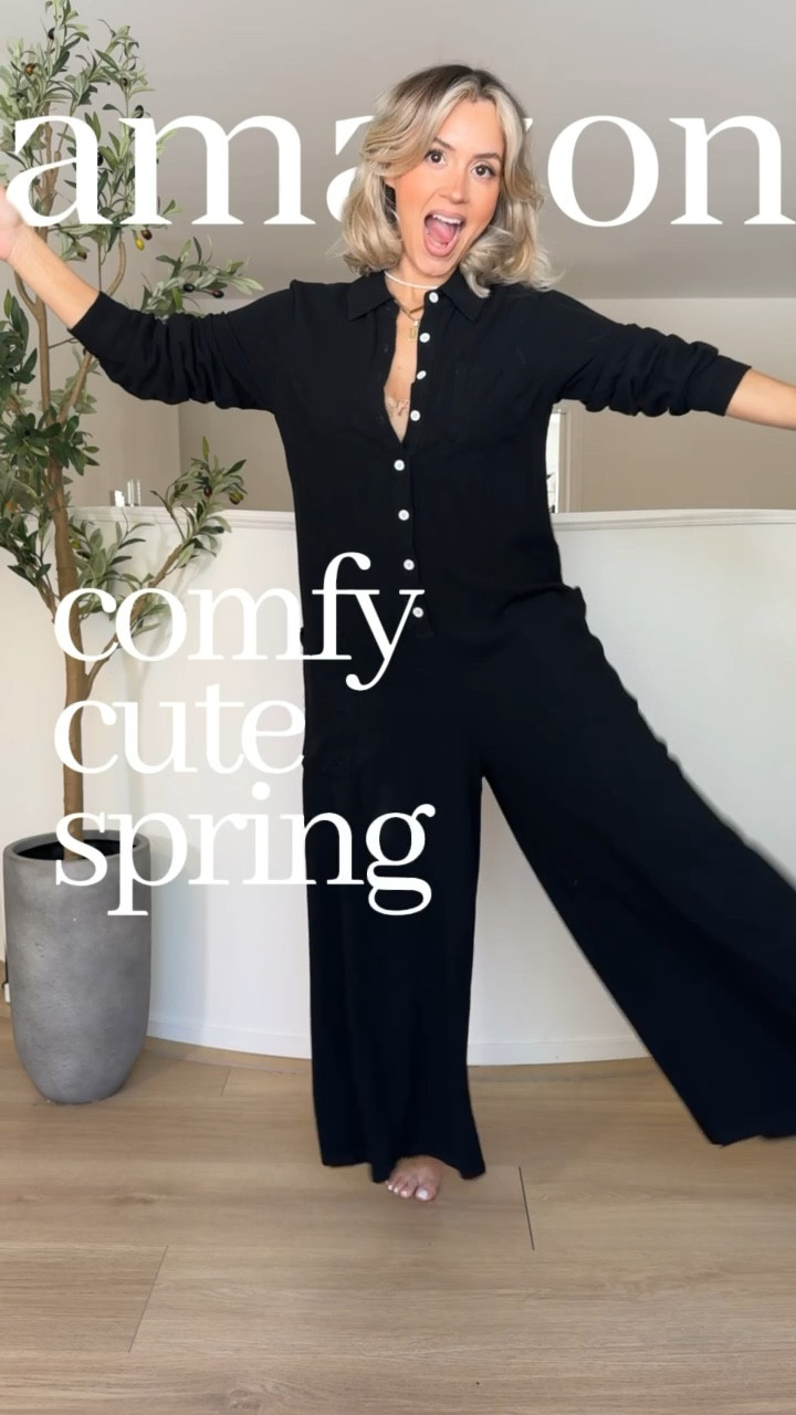 Casual and chic SPRING Amazon outfits!

Super cute easy looks that can be worn to run errands, airport outfits, work from home, etc.  😍

I'm wearing a size small in EVERYTHING! Also, the jumpsuits and the pants are petite friendly I'm 5 foot two and I'm wearing them all with flats or sneakers. 

#LTKU #LTKstyletip #LTKfindsunder50