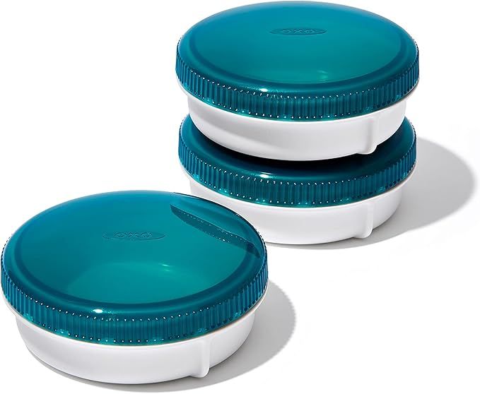 OXO Good Grips Prep & Go Leakproof Condiment Containers - 3 pack | Amazon (US)