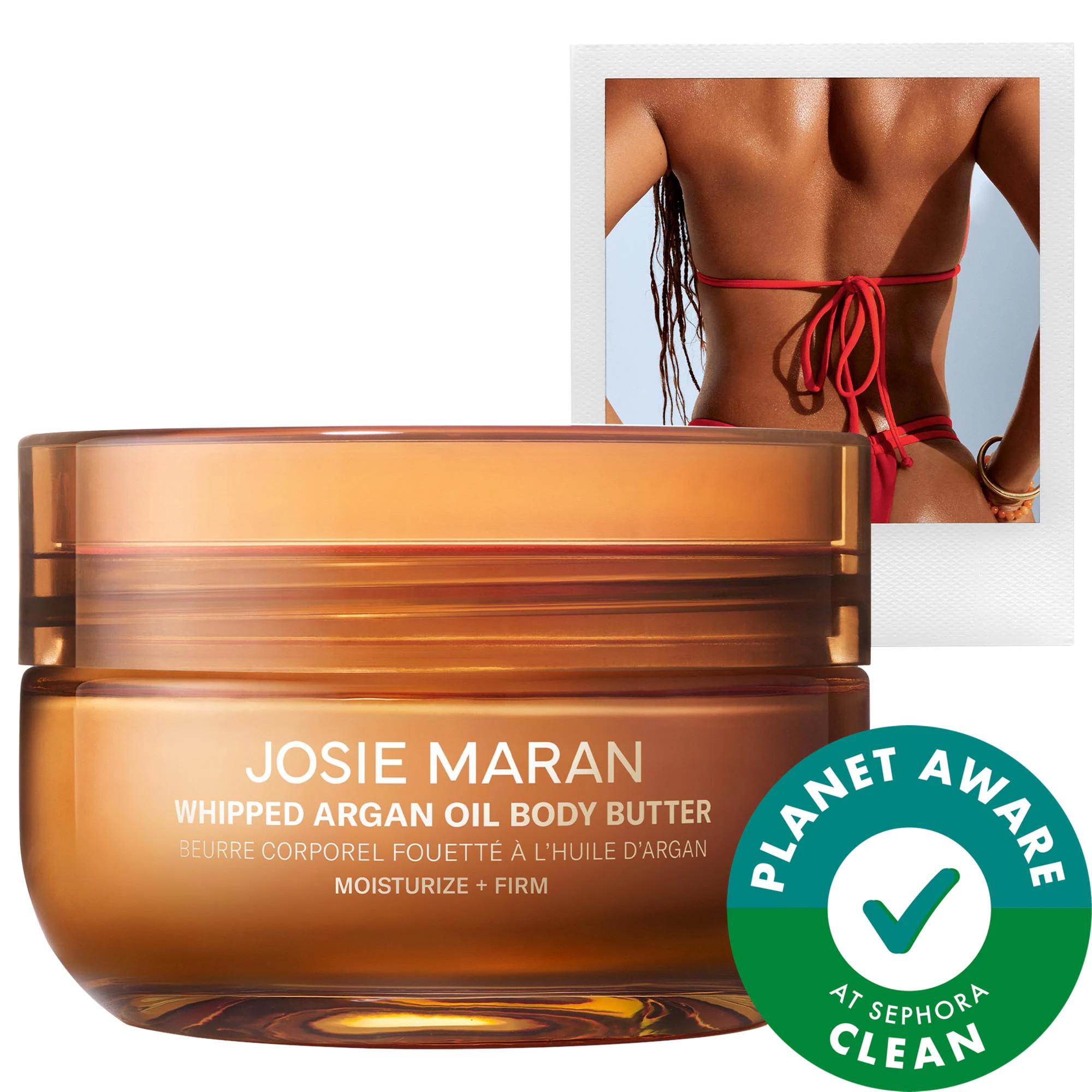Josie Maran Golden Hour (Amber, White Musk) - Whipped Argan Oil Refillable Firming Body Butter 6 oz / 177 ml | Sephora (CA)