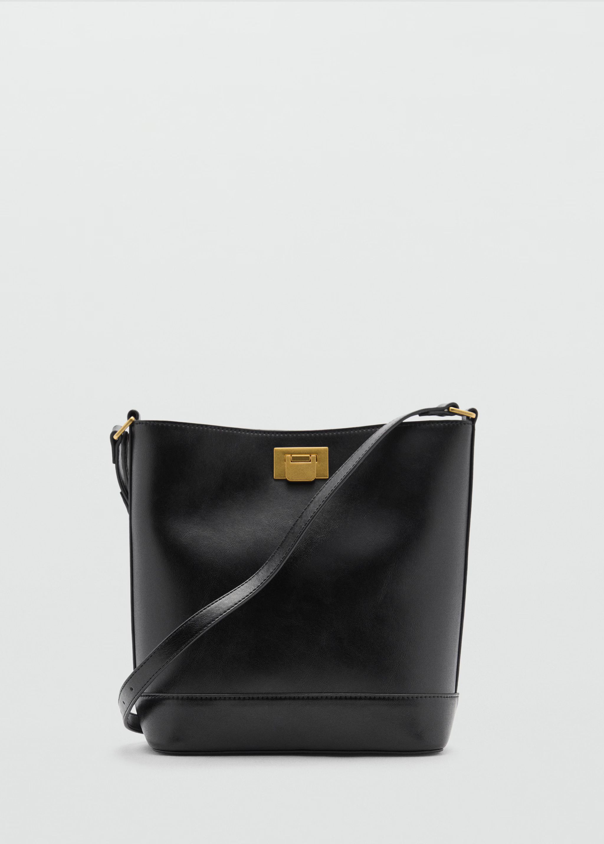 Metal detail shopper bag | MANGO (UK)