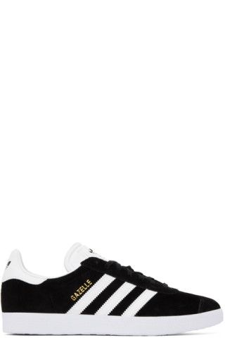 Black Gazelle Sneakers | SSENSE