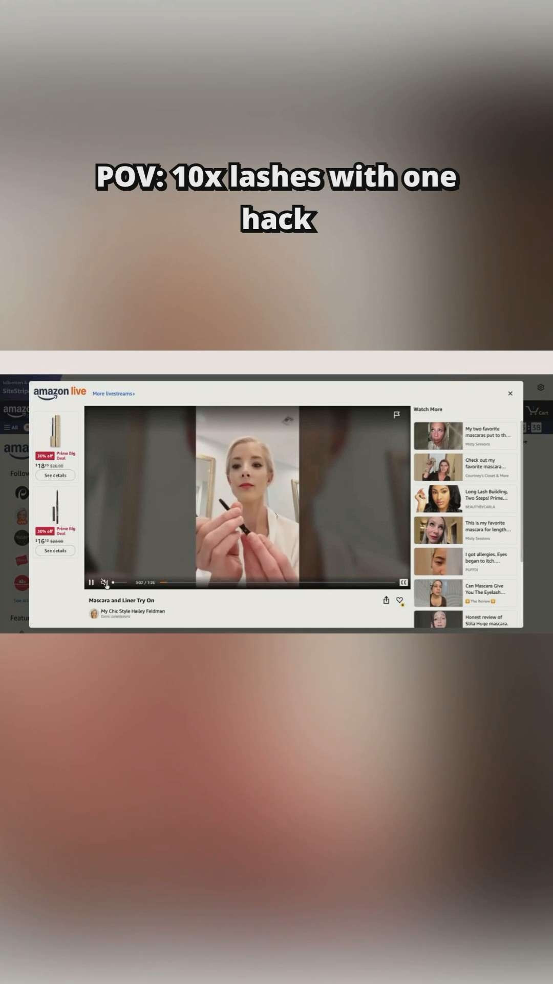 POV: 10x lashes with one hack! Applying Stila's HUGE Mascara & Live Show commentary! :) Beauty Finds on Amazon. Shop My seasonal gifting favorites Under $50! Gift Guide 2025 Holiday Shopping. Love this mascara for gifts for friends and stocking stuffers.

#LTKGiftGuide #LTKFindsUnder50 #LTKBeauty