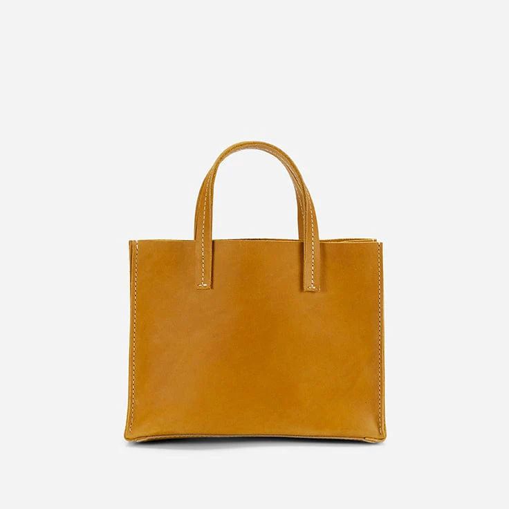 Avila Leather Mini Tote Bag | Parker Clay