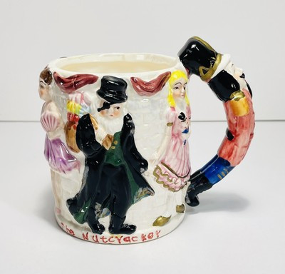 Vintage Nutcracker Mug Embossed Raised Unique Christmas Gift Decor 2003 | eBay US