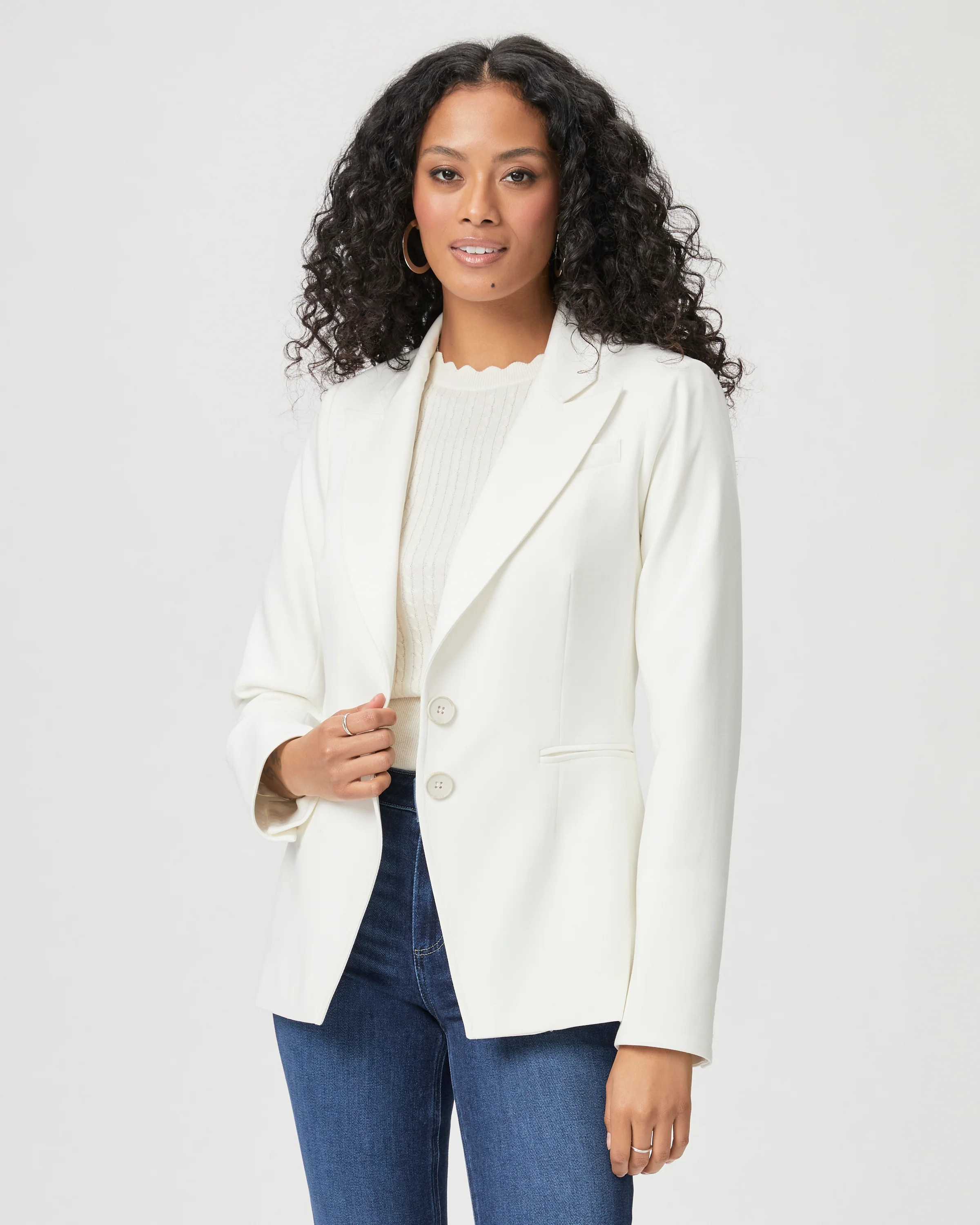 Chelsee Blazer - Ivory | Paige