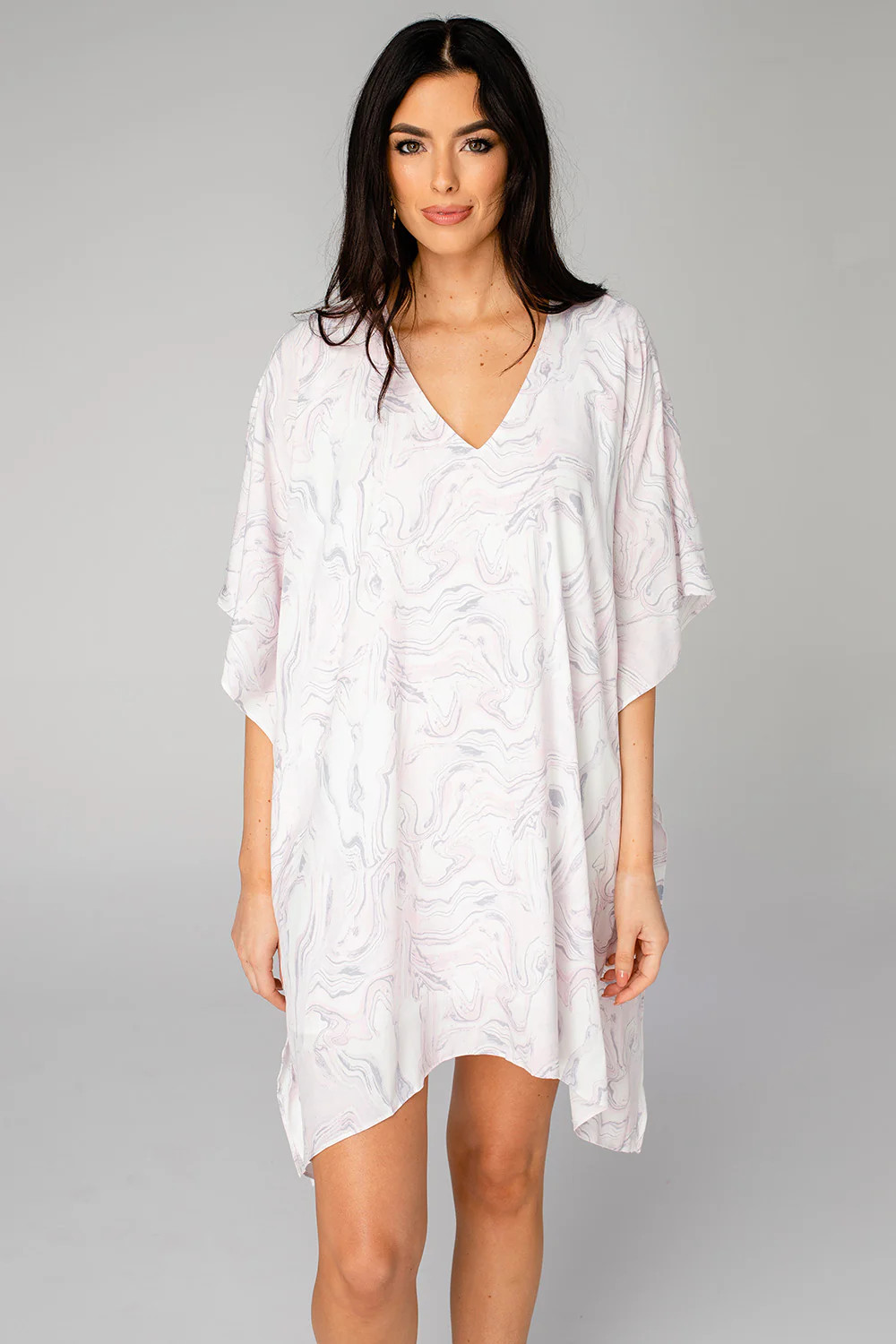 Pina Colada Tunic Dress - Quartz | BuddyLove