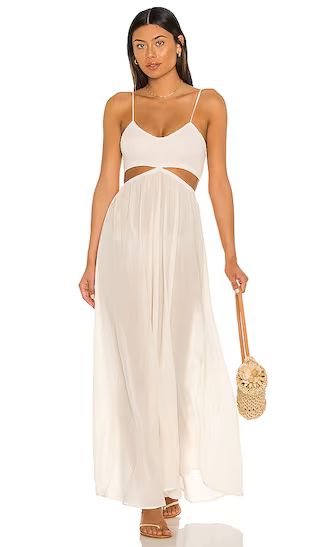 Innocence Solid Smocked Maxi Dress | Revolve Clothing (Global)