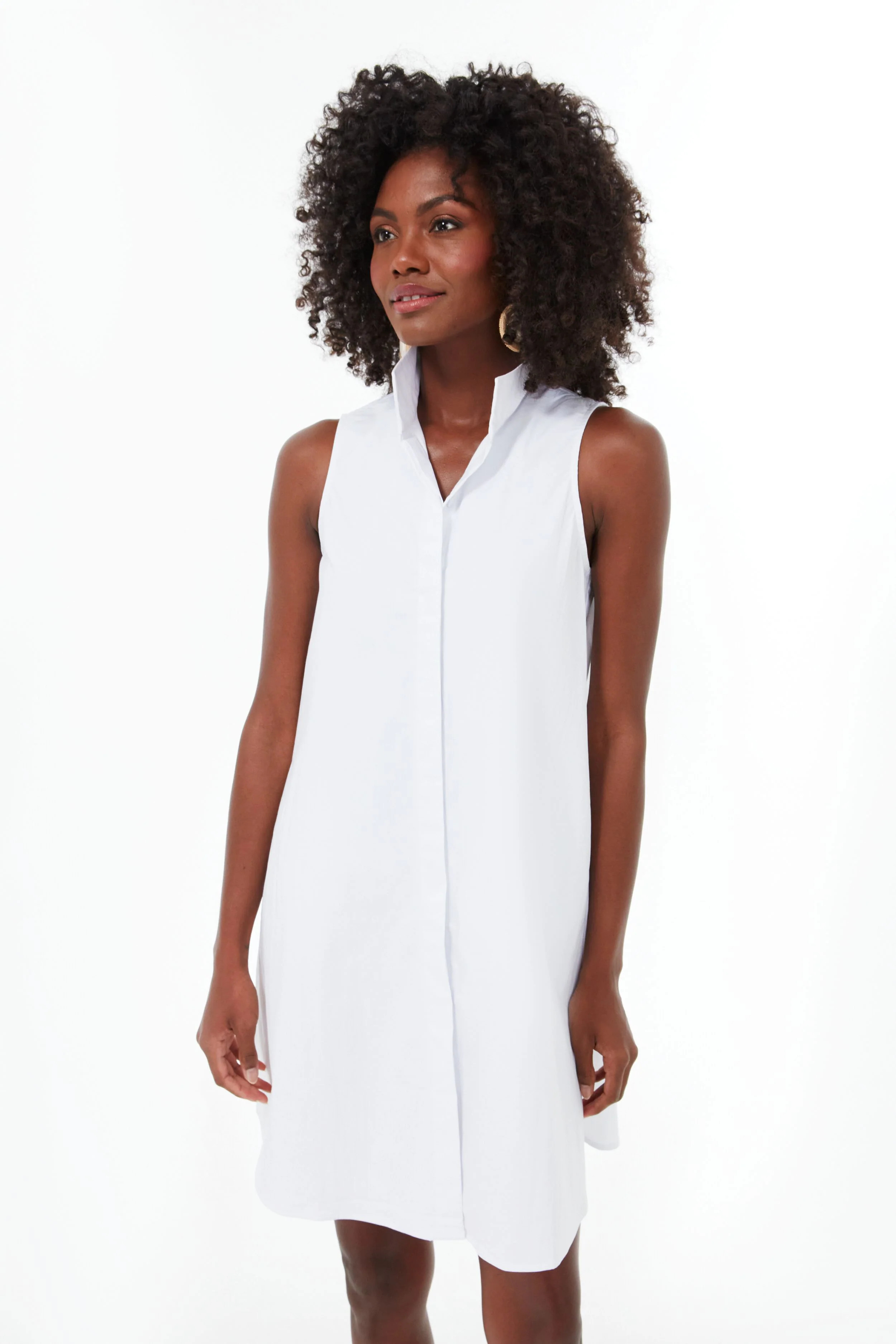 White Sleeveless Charlie Dress | Tuckernuck (US)