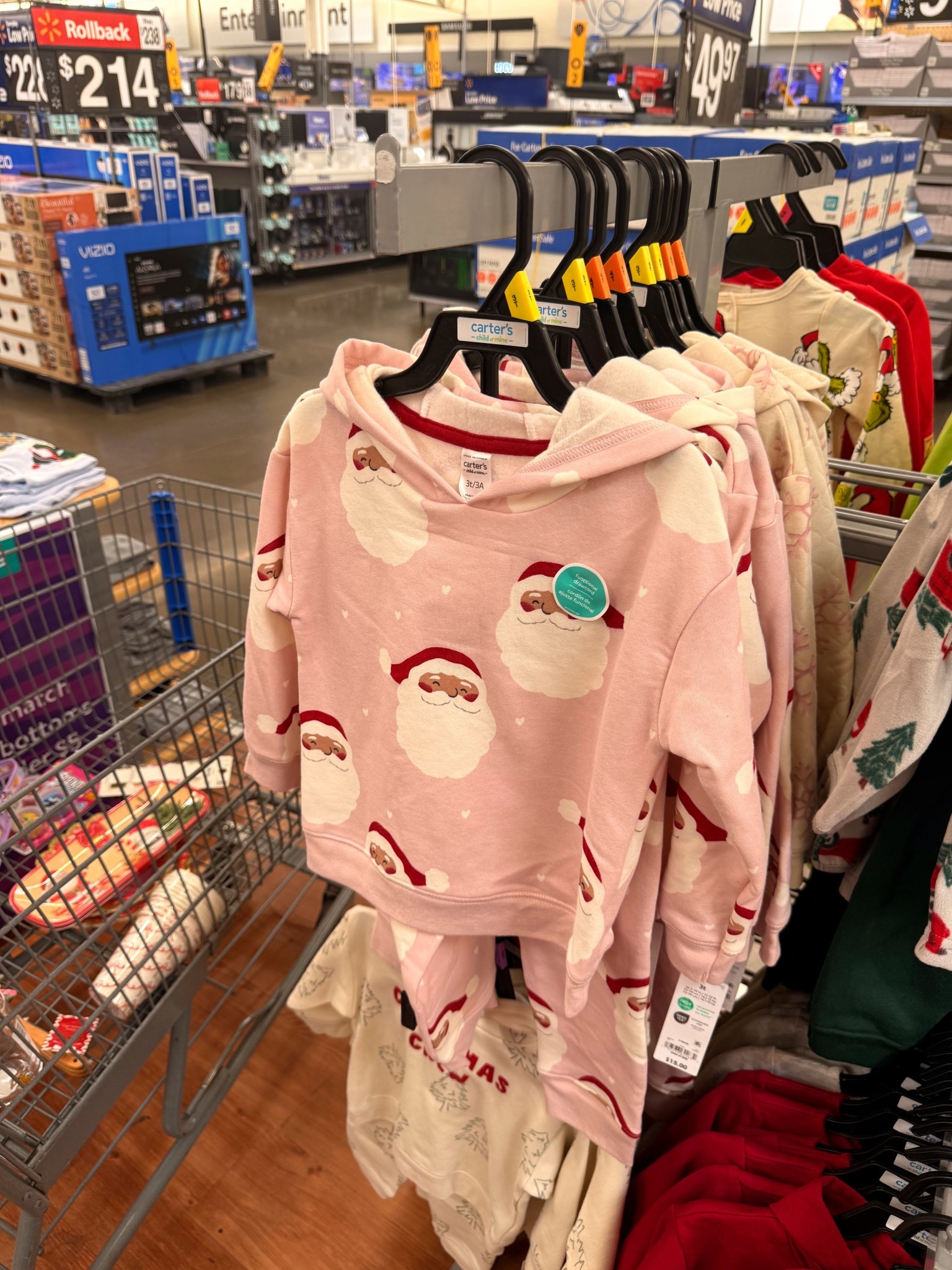 The cutest Santa set for a toddler girl! $15!