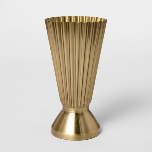 Antiqued Metal Trophy Vase - Threshold designed with Studio McGee | Poshmark
