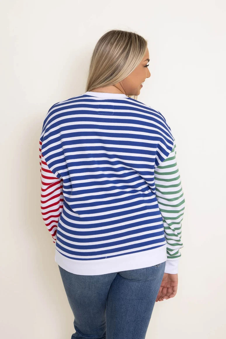 1897 Active Color Block Sweatshirt for Women in Multi Color | Glik's