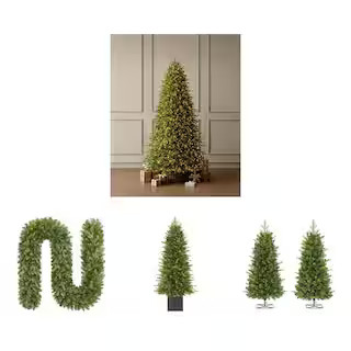 9 ft. Grand Duchess Twinkling Balsam Fir LED Pre-Lit Artificial Christmas Tree T28 | The Home Depot