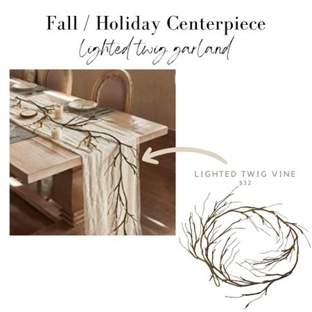 The perfect twig garland that can transition from Fall to winter and even Spring!

Lighted Twig Vine, Branch Garland, garland with lights, fall garland, holiday garland, Christmas garland

#LTKSeasonal #LTKhome