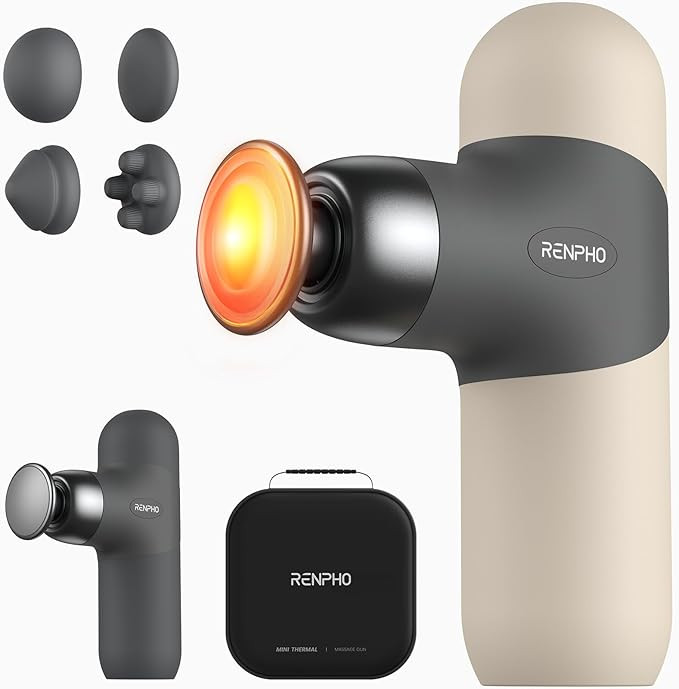 RENPHO Mini Thermal Massage Gun with Heat, FSA Eligible HSA, Valentines Birthday Gifts for Women ... | Amazon (US)