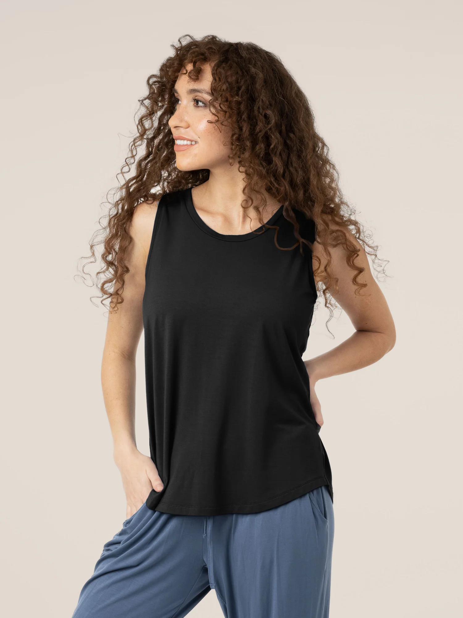 Bamboo Everyday Tank | Black - Kindred Bravely | Kindred Bravely