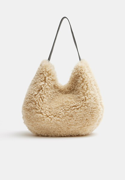 Helen Moore Faux Fur Slouch Bag | Hush UK