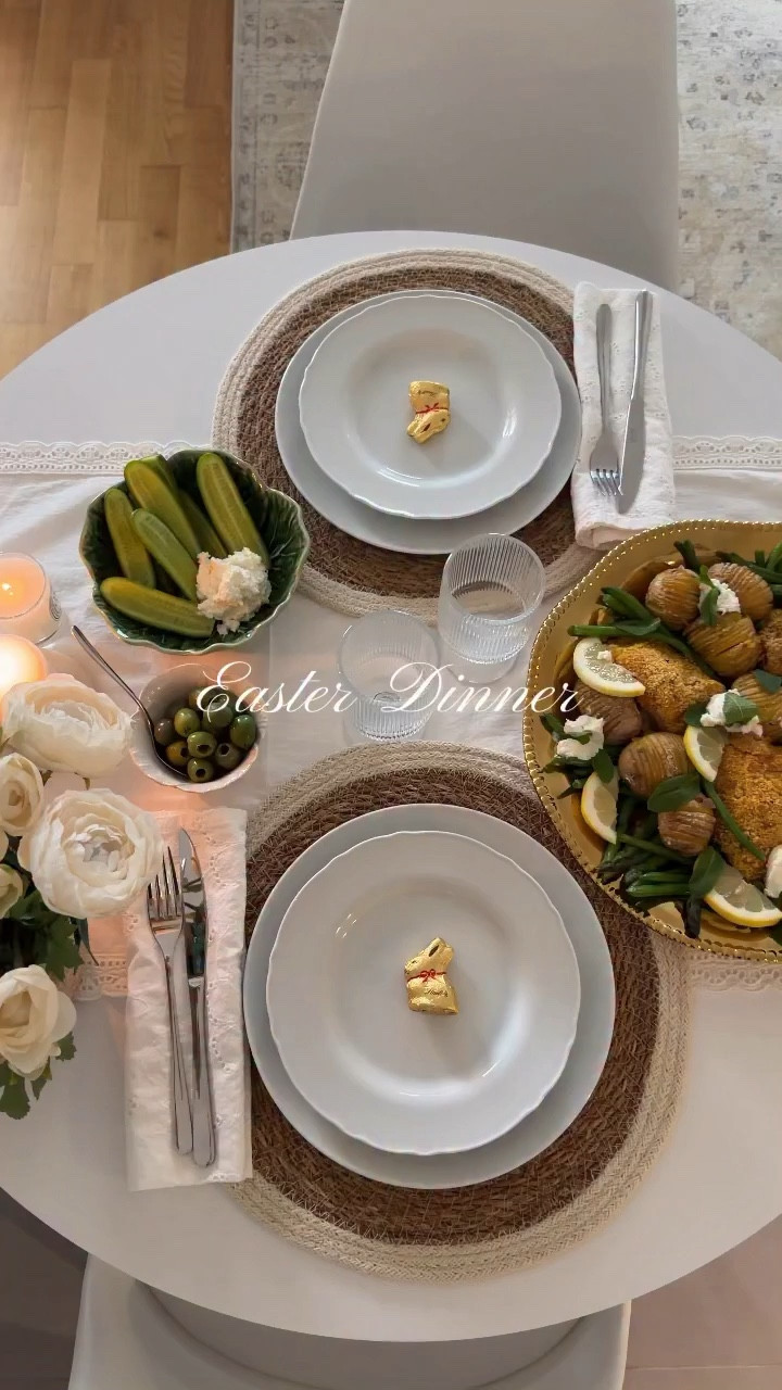 Happy Easter 🪺
Recipe is on my Insta 🌱 @katemyandina

#easter #easterdinner #eastertable #springtable #springtablescape #springrecipes #springcooking

#LTKhome #LTKspring #LTKdeutschland