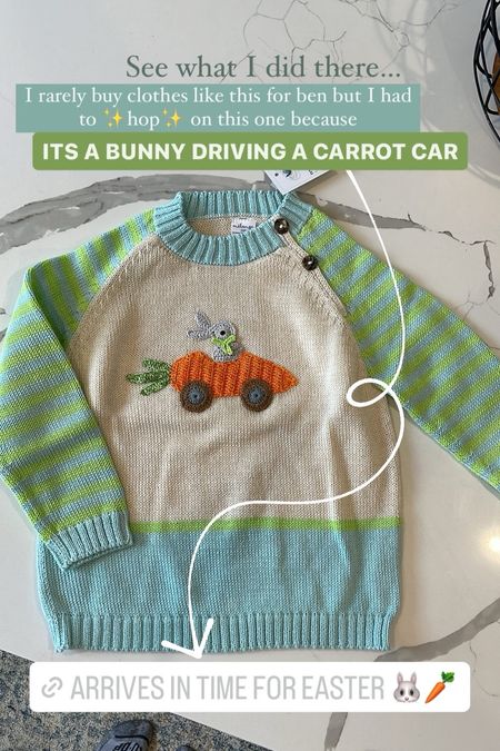 Easter sweater 🐰🥕

#LTKfamily