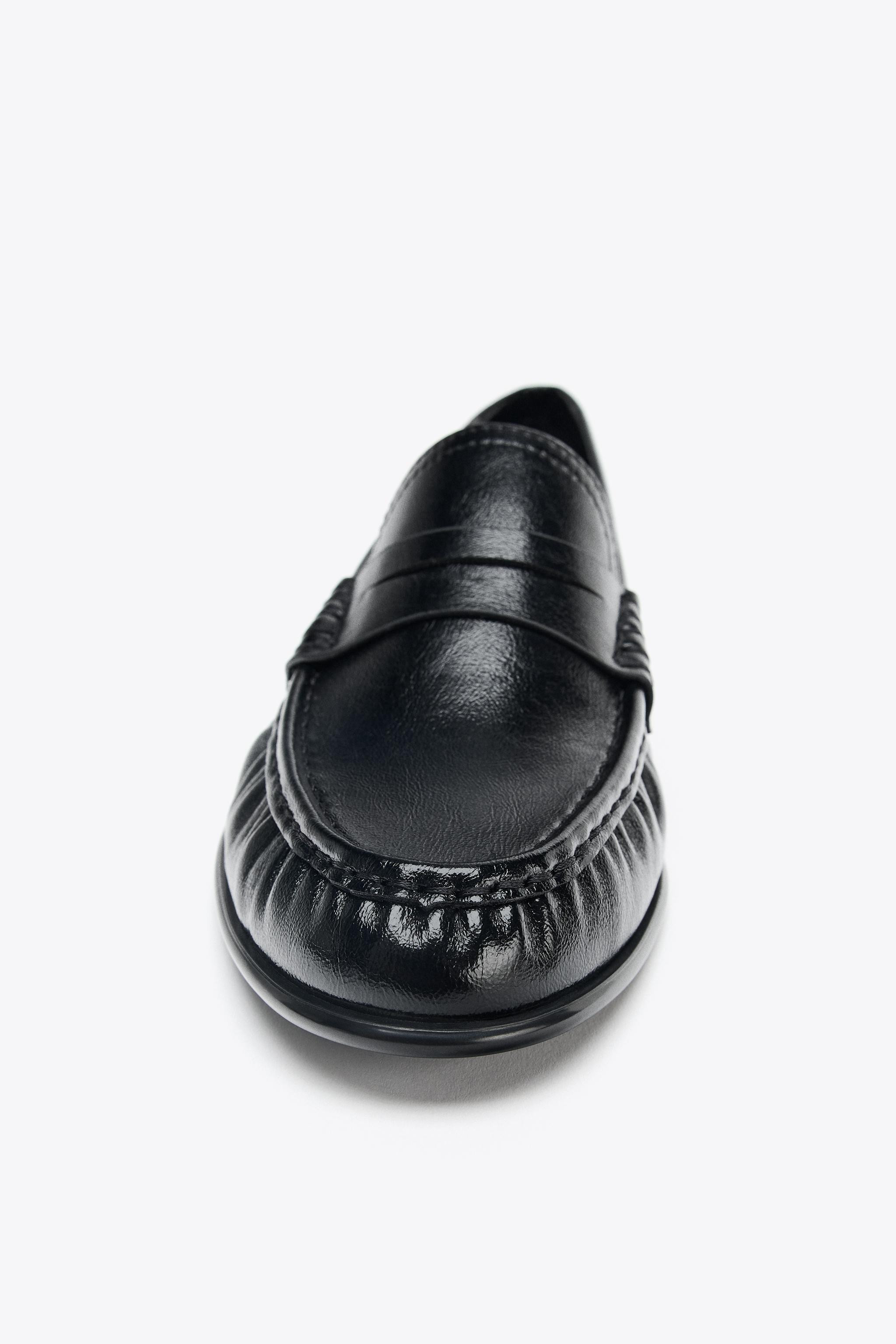 SOFT RUCHED LOAFERS | Zara US