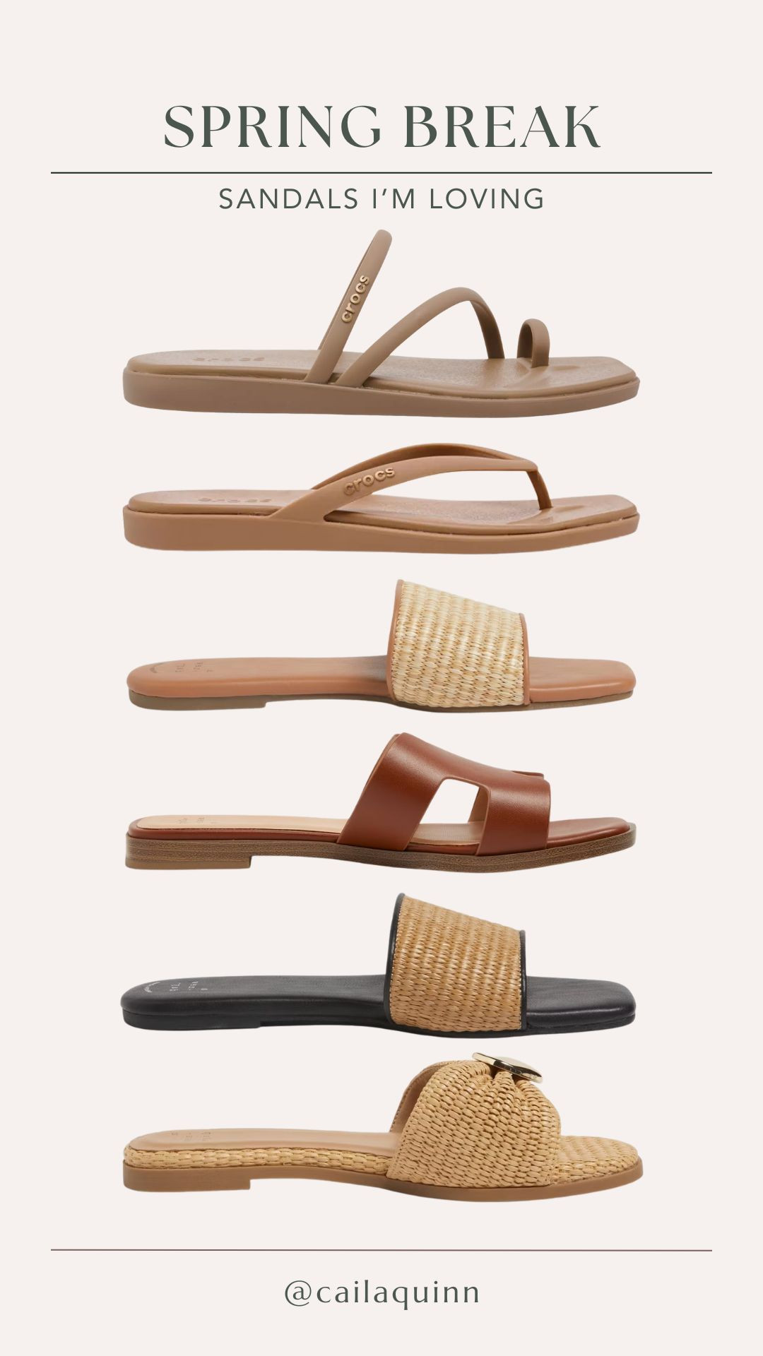 Sandals I love for Spring Break! 

 #LTKSpringSale #LTKgrwm #LTKTravel