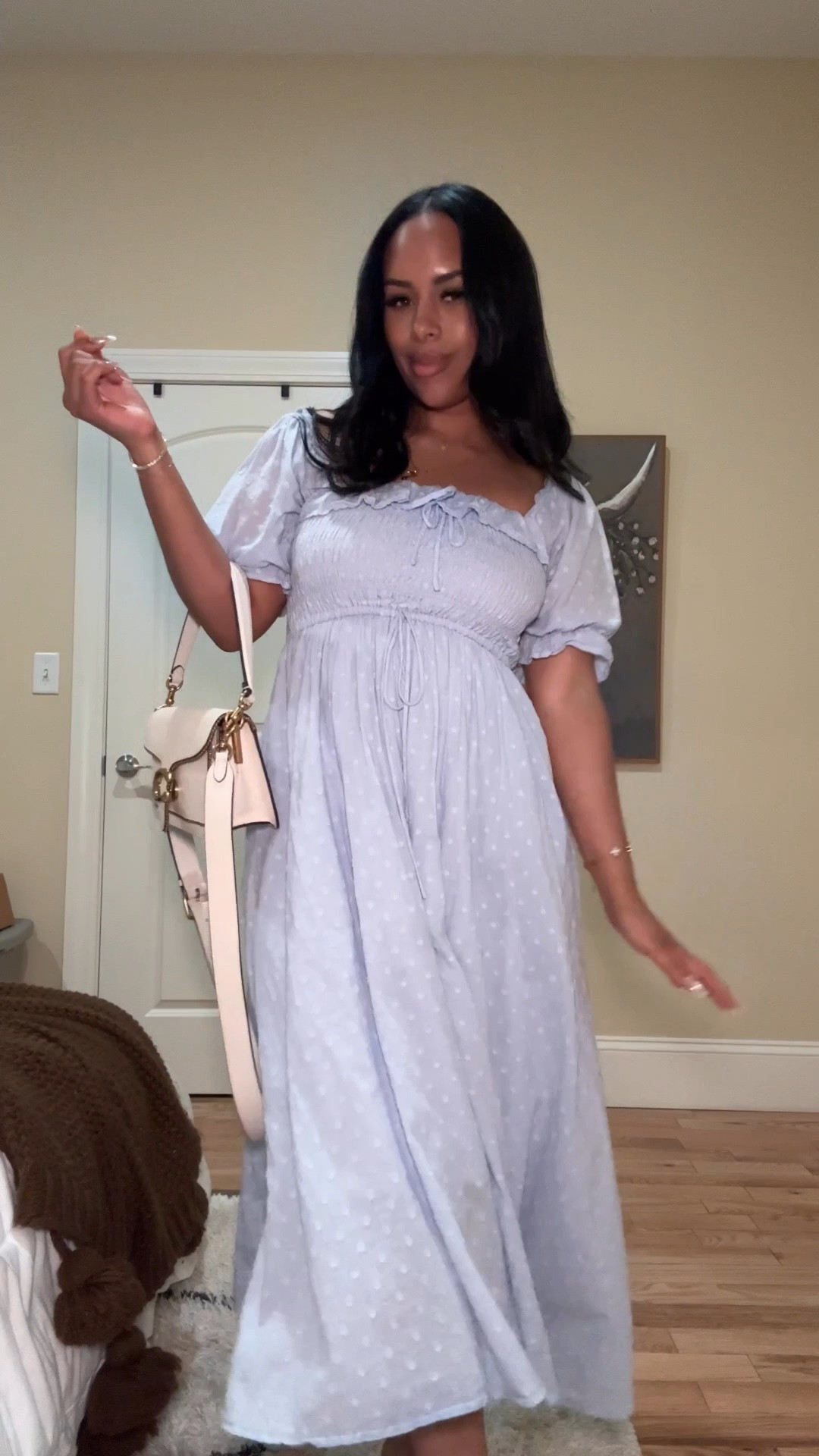 Spring casual outfit that can we wore to multiple locations and it’s perfect for the toddler busy mom who wants to look effortlessly chic🌿🩵✨

#LTKFindsUnder100 #LTKStyleTip #LTKMidsize