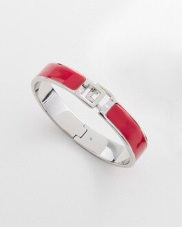Red Enamel Hinge Bracelet | Chico's
