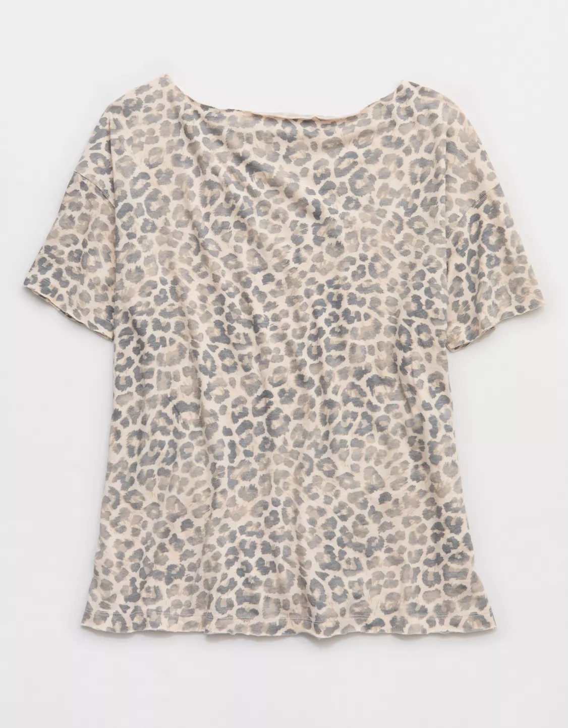 Aerie Off The Shoulder Oversized Boyfriend T-Shirt | American Eagle Outfitters (US & CA)