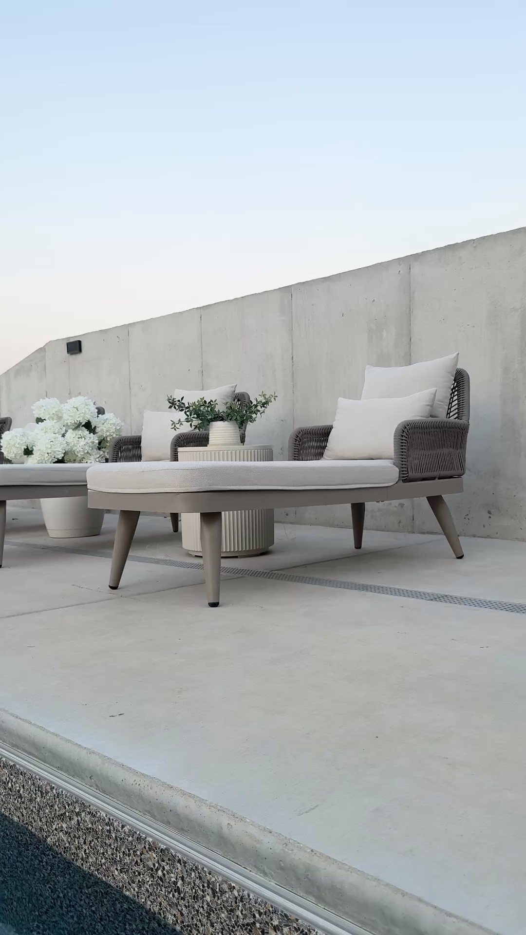 Obsessed with these lounge chairs! A splurge, but so so comfortable and incredible quality!

Outdoor furniture, pool furniture, outdoor Lounge chair, faux hydrangea, faux floral, outdoor decor

#LTKHome #LTKSaleAlert