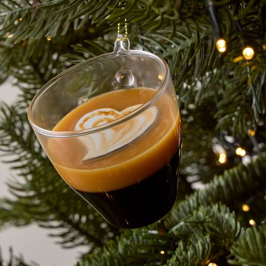Glass Espresso Shot Ornament | West Elm (US)