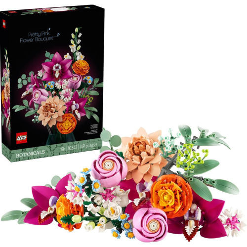 LEGO Botanicals Pretty Pink Flower Bouquet 10342 | Barnes & Noble