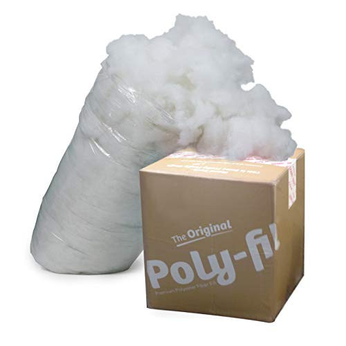 Fairfield The Original Poly-Fil, Premium Polyester Fiber Fill, Soft Pillow Stuffing, Stuffing for Stuffed Animals, Toys, Cloud Decorations, and More, Machine-Washable Poly-Fil Fiber Fill, 6.5 lbs. Box | Amazon (US)
