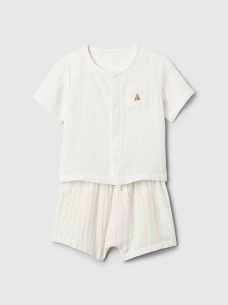 Baby Crinkle Gauze Outfit Set | Gap (US)