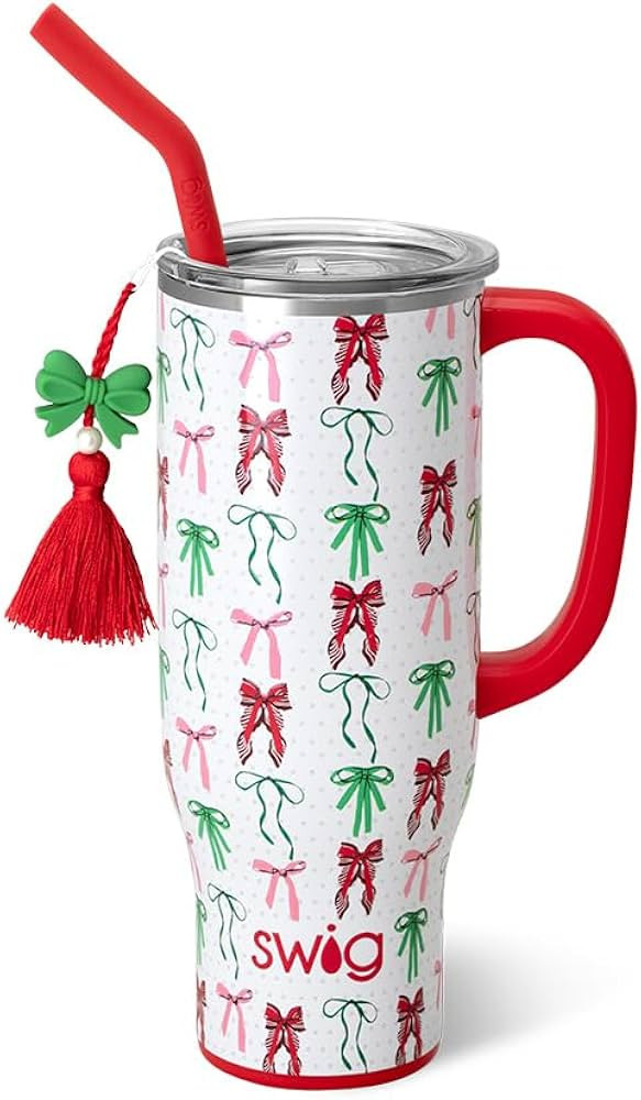 Swig Life 30oz Mega Mug, 30oz Tumbler with Handle and Straw, Large Insulated Tumblers, Cup Holder... | Amazon (US)