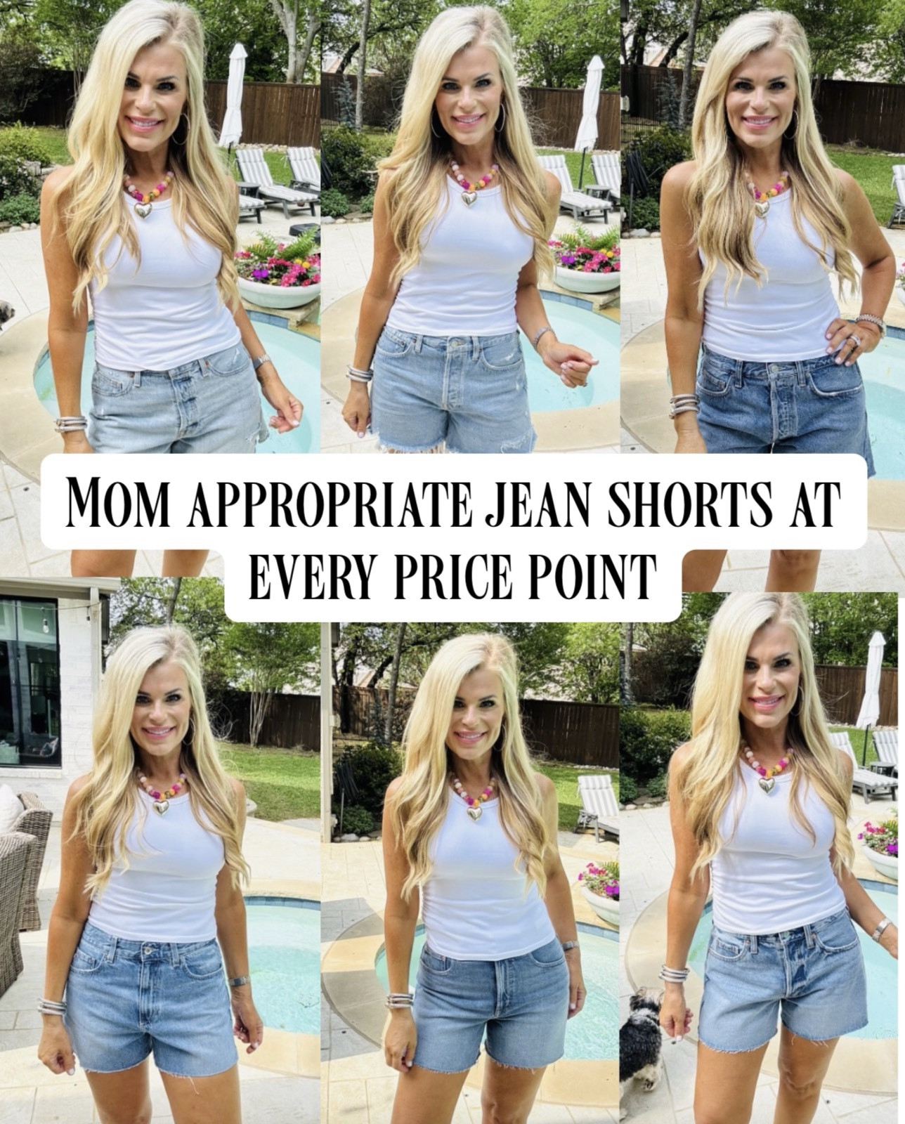 6 jean shorts that are actually flattering + mom-friendly 🙌

Rounded up my go-to denim shorts—from under $30 finds to investment pairs I’ve had for years. Sharing fit, feel, and my honest thoughts on each 👇

⸻

1️⃣ Best Budget Find (Light Wash)
Universal Threads 90s Baggy – $28
High-waisted, relaxed fit with the perfect mom length (no raw hem 🙌)
These are SO good for the price and can easily be dressed up a bit.

2️⃣ Same Fit, Edgier Look
Universal Threads 90s Baggy (Medium Wash) – $28
Same flattering fit as above, just a darker wash + raw hem
If you want a slightly more casual, lived-in vibe—these are it.

3️⃣ The Pair I Always Reach For
Agolde Parker Long – $$$
High-waisted, longer length, raw hem + slight distressing
I’ve had these for years and still grab them every time. Pricey—but worth it.

4️⃣ More Fitted Option
AG “Hallie” Short – $188
High-waisted with a more tailored fit through the hips + thighs
Great if you prefer something a little more structured and polished.

5️⃣ Best Loose Fit (So Comfortable)
Agolde Parker Loose – $158
High-waisted with a relaxed, easy fit and great length
These are that effortless, throw-on-and-go pair.

6️⃣ Classic Mid-Length
Madewell Perfect Vintage Mid-Length – $78
More fitted through the hips and thighs with less stretch
Still a solid option, just not as much movement as the others.
⸻

Linked all 6 in LTK 🤍 Comment SHORTS

@Madewell @Target @nordstrom 

#LTKOver40 #LTKdayinmylife #LTKootd
