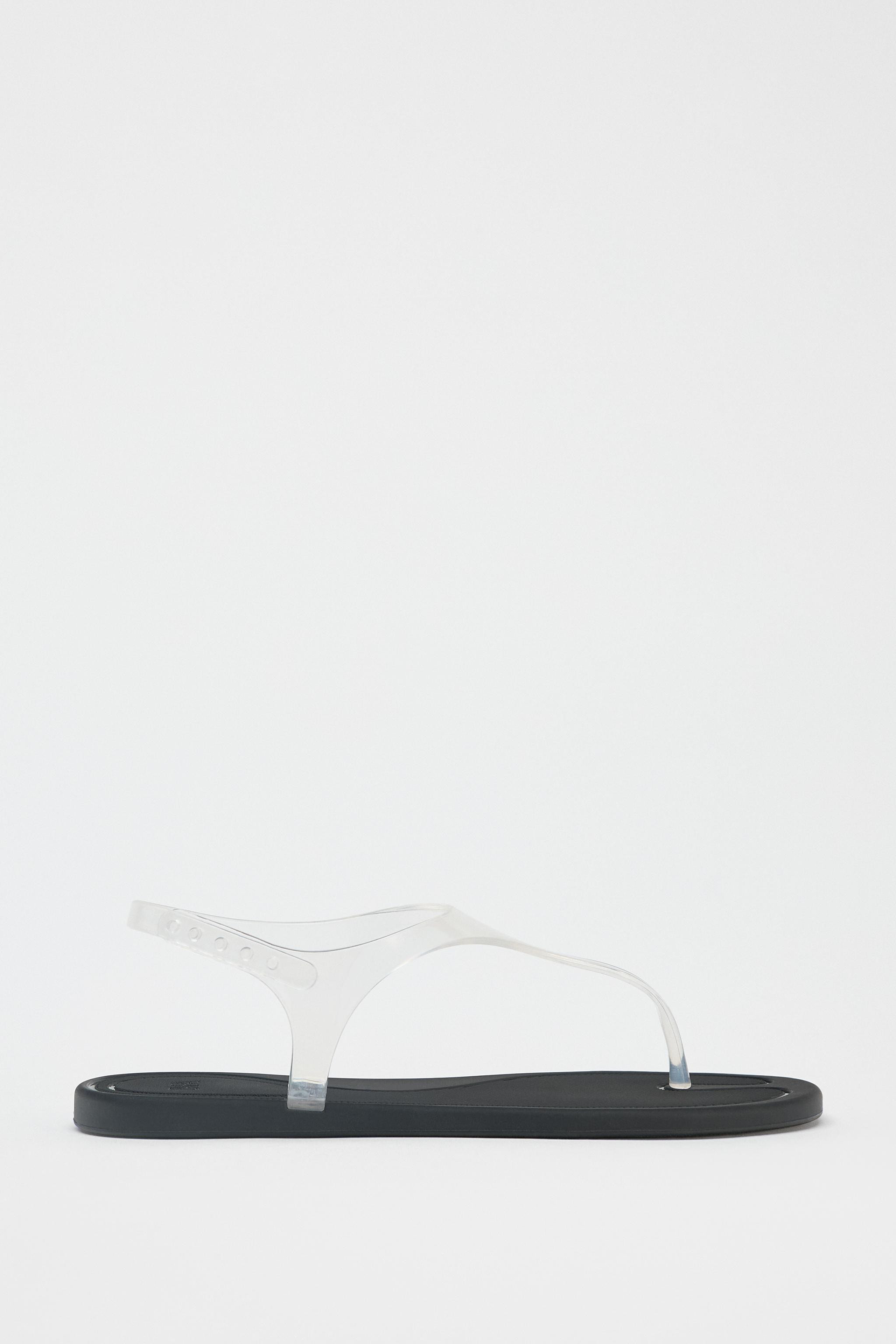 VINYL STRAP SANDALS | Zara US