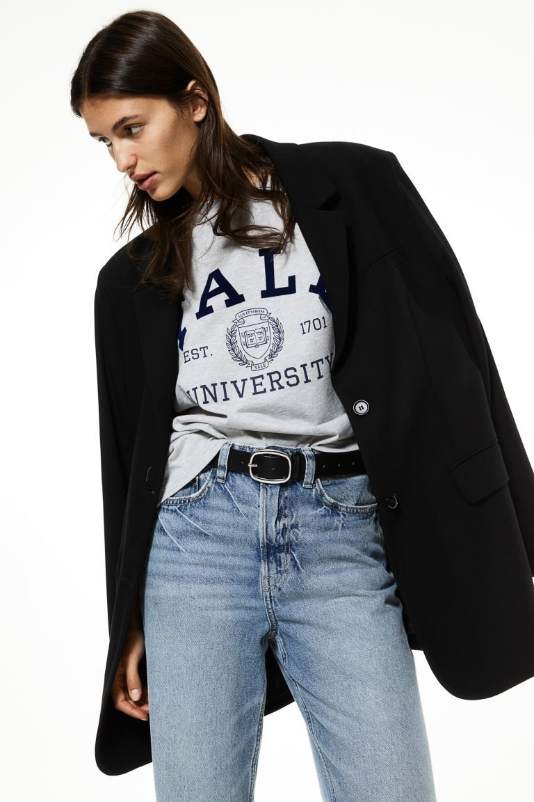 Camiseta oversize estampada | H&M (FR, IT, ES, PT, BE)